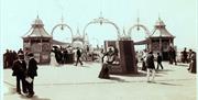 Brighton Palace Pier Tour - historic postcard