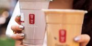 Gong cha Tea - 2 cups together