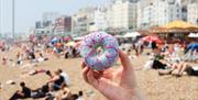 donut on Brighton seafront