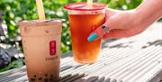 Gong cha Tea - 2 cups together