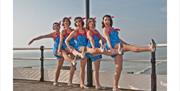 My Charleston Brighton - row of dancers on seafront