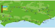 Map of Sussex Hospice Trail