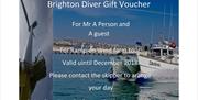 Brighton Diver Gift Voucher