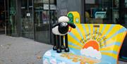 Shaun by the Sea sculpture