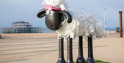 Shaun by the Sea sculpture