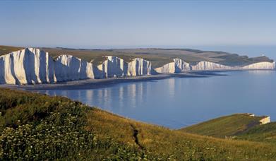 The Seven Sisters cliffs seen from Seaford Head
