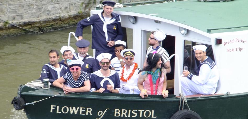 Stag and Hen Parties in Bristol - Boat Trip: Credit Debbie Grosvenor