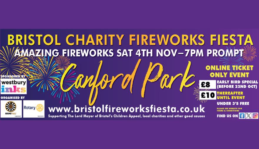 Canford Park Fireworks poster
