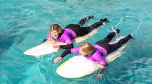 women on surfboards