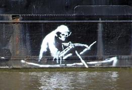 Banksy Graffiti The Grim Reaper Bristol