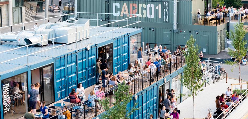 Cargo in Wapping Wharf. Image: Jon Craig