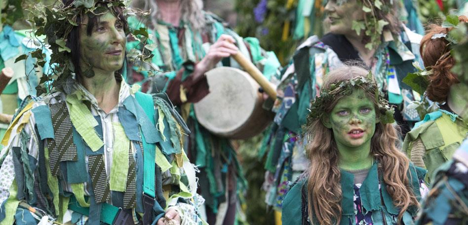 May Day Jack in the Green Parade - IMAGE Paul Box