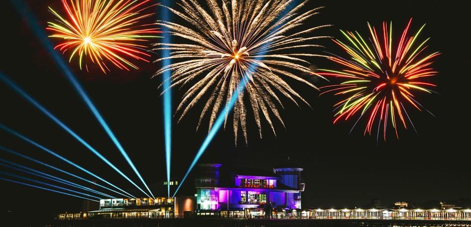 Fireworks at The Grand Pier