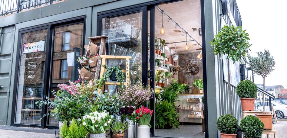 Wapping Wharf - Image: The Mighty Quinns Flower Emporium