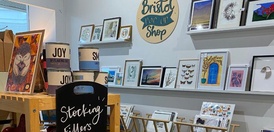 Bristol Pop Up Shop - Photo frames, candles and stocking fillers