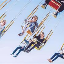 Swings at Brean Theme Park