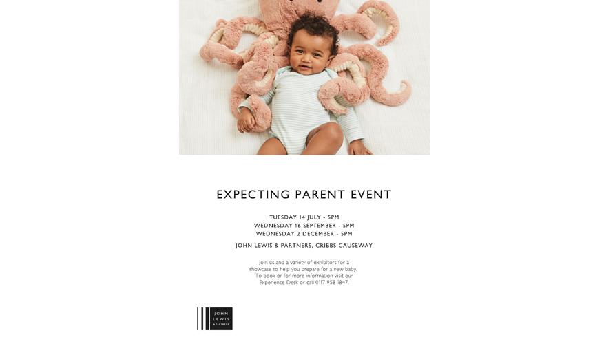 Expecting Parent Showcase at John Lewis & Partners