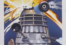 An artwork of a Dalek from Doctor Who by Royston Snipe