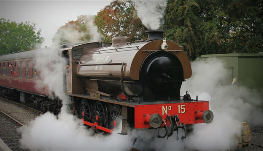 Afternoon Tea on a steam locomotive at the Avon Valley Railway
