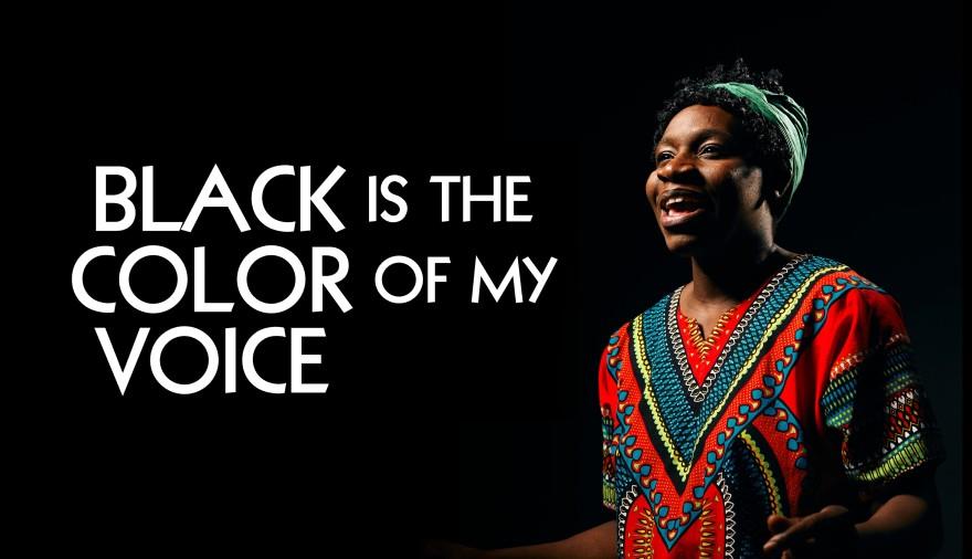 Black is the colour of my voice poster