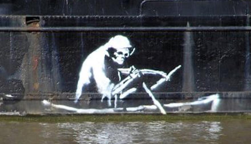 Banksy Graffiti The Grim Reaper Bristol