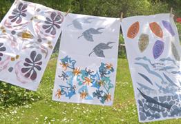 Block Printing for Quilters at WWT Slimbridge Wetland Centre