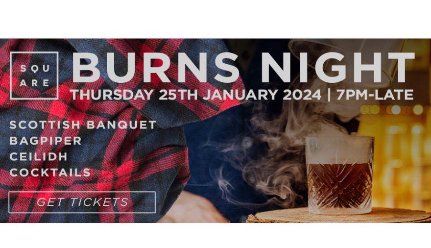 Burns Night Party at The square Club
