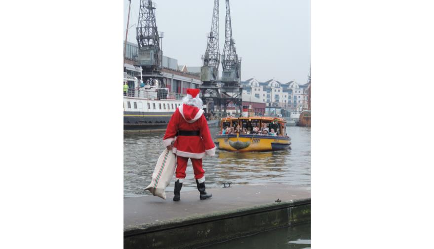 Sail with Santa with Bristol Ferry Boats
