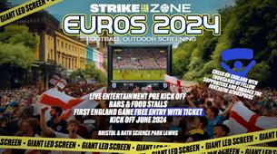 Euros 2024 England vs Denmark on The Big Screen at Bristol & Bath Science Park 