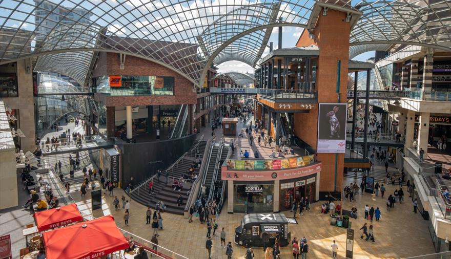 Cabot Circus wide angle view