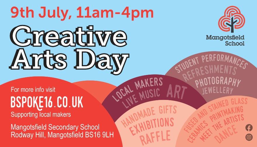 Creative Arts Day & Makers Market at Mangotsfield Secondary School
