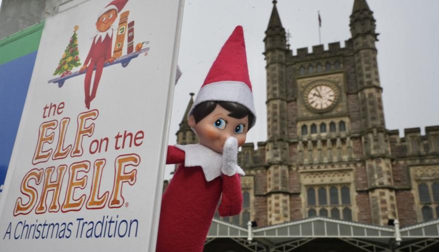 Elf on the Shelf at Temple Meads