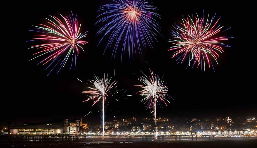 Fireworks at Sea at The Grand Pier