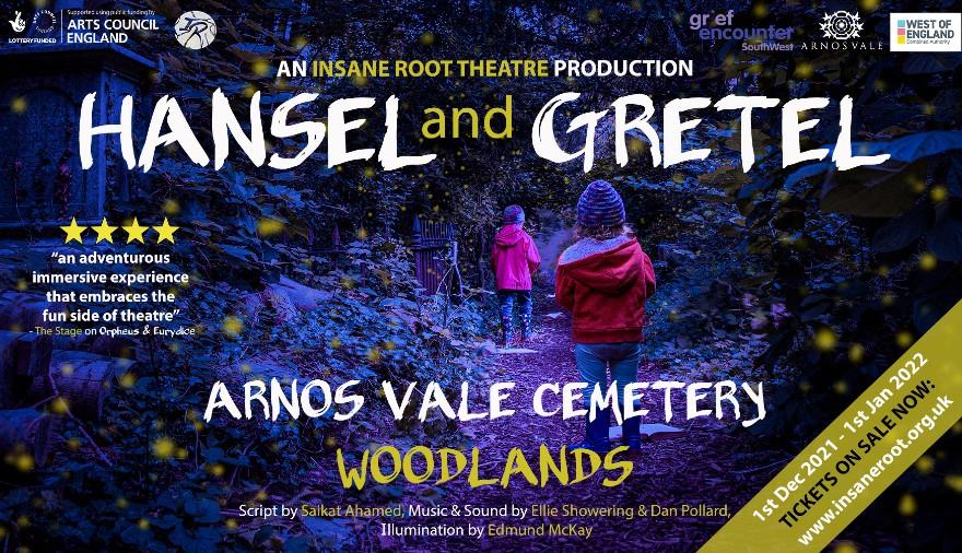 Hansel and Gretel in Arnos Vale Cemetery Woodlands
