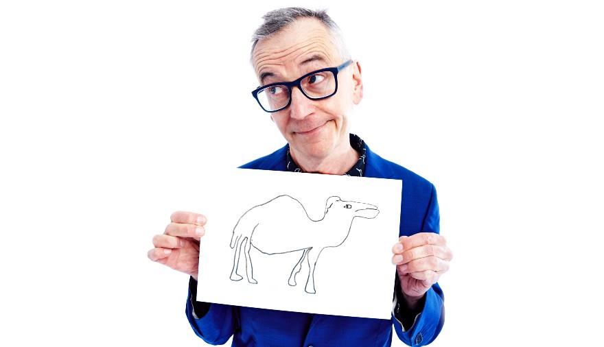 John Hegley: Drawings of Dromedaries (and other creatures) at The Wardrobe Theatre
