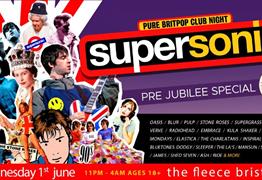 Supersonic Britpop Club Night Jubilee Special at The Fleece
