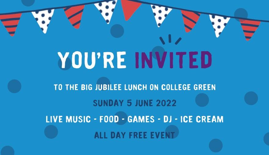 The Big Jubilee Lunch at Bristol Cathedral
