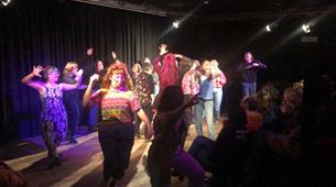 Women performing on stage at Bristol Improv Theatre 
