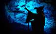 Silhouette of Wookey Hole witch