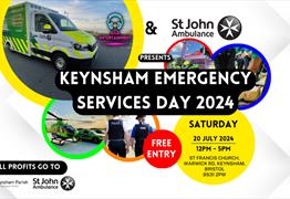 Keynsham Emergency Services Day at St Francis Church