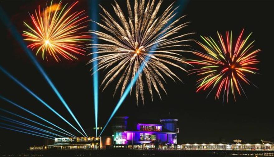 Fireworks at Sea at The Grand Pier
