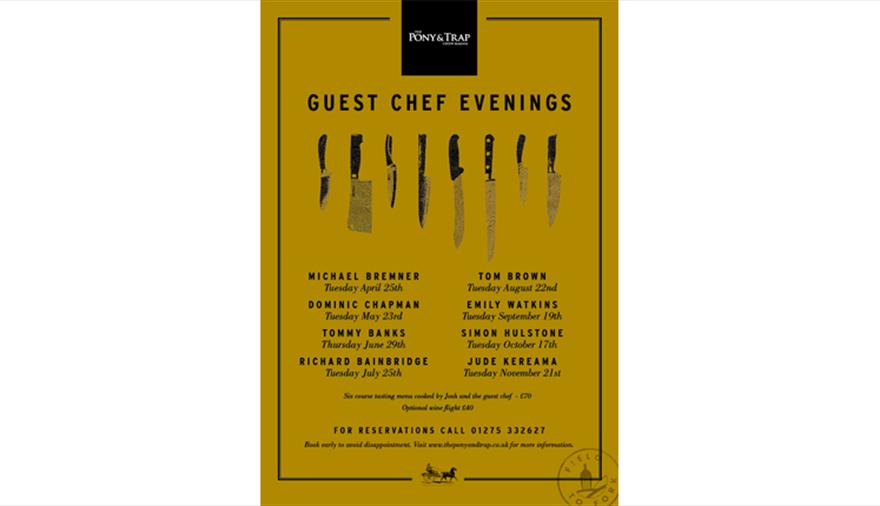 Guest chef evenings at The Pony & Trap

