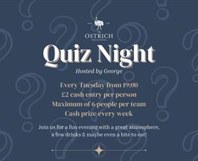 Quiz Night at The Ostrich
