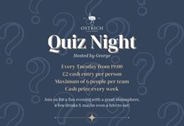 Quiz Night at The Ostrich
