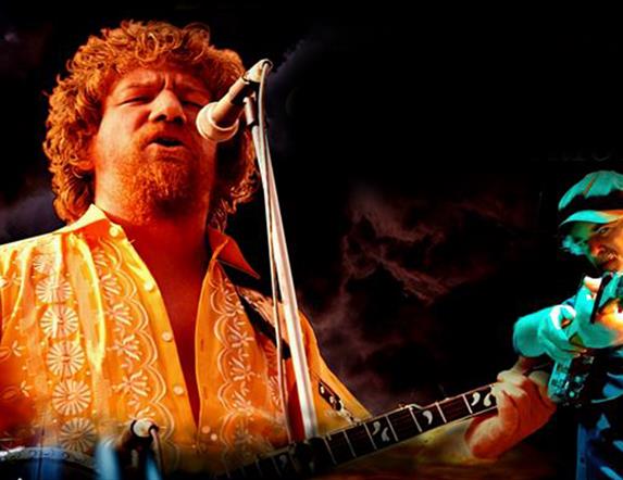 IUmage show pictures of luke Kelly and of tribute performer Chris Kavanagh