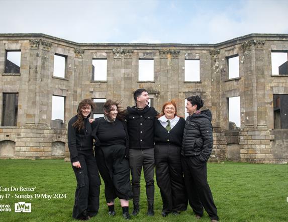An image of Joe Caslin and the Kindred Collective at Downhill House.