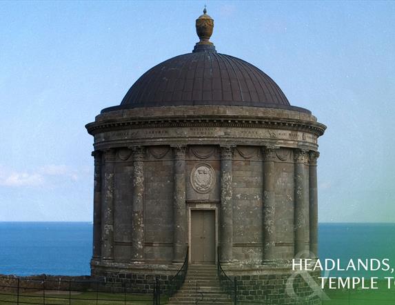 A photograph of Mussenden Temple, Downhill Demesne.