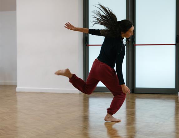Dancer in motion.