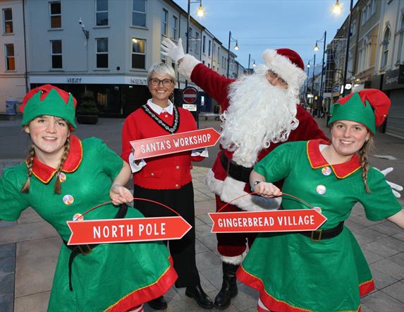 Christmas Light Switch On in Coleraine