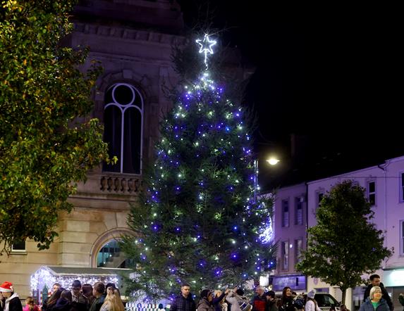 Christmas Light Switch On in Coleraine